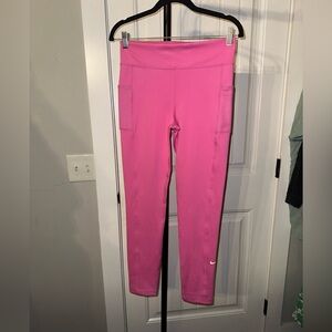 Nike Size XL Pink Active Full‎ Length Leggings